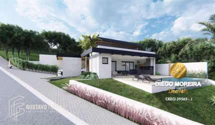 Casa térrea à venda em Atibaia no condomínio Greenfield