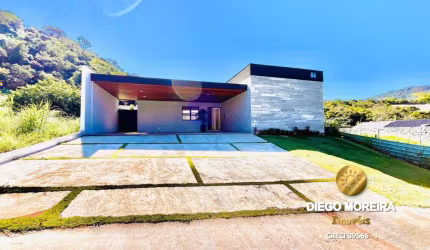 Casa térrea alto padrão à venda e locação dentro de condomínio em Atibaia