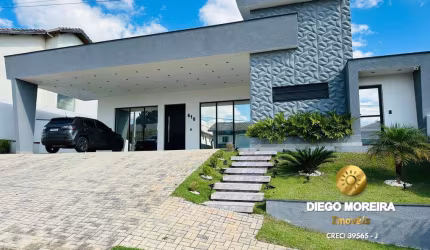 EXCLUSIVIDADE DIEGO MOREIRA – CASA DE ALTO PADRÃO EM CONDOMÍNIO FECHADO!
