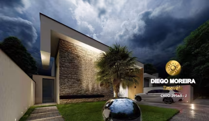 Casa à venda em condomínio  com 3 suítes e piscina