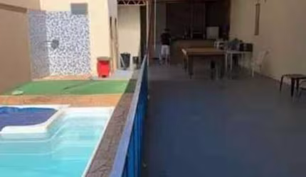 Área de Lazer para Venda em Ribeirão Preto, Residencial Léo Gomes de Moraes, 1 dormitório, 2 banheiros, 3 vagas