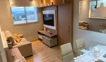 Apartamento para Venda em Ribeirão Preto, Condomínio Mirante Sul, 2 dormitórios, 1 banheiro, 1 vaga