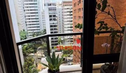 Apartamento com 1 dormitório, 45 m² - venda por R$ 810.000,00 ou aluguel por R$ 7.501,13/mês - Jardim Paulista - São Paulo/SP