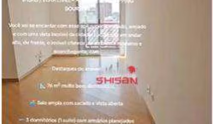 Apartamento com 3 dormitórios para alugar, 76 m² por R$ 5.642,00/mês - Vila Pompeia - São Paulo/SP