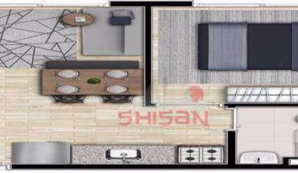 Apartamento com 1 dormitório à venda, 26 m² por R$ 245.000,00 - Vila Buarque - São Paulo/SP