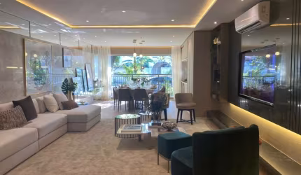 Apartamento no Condomínio Atmosfera 360 no Brooklin com 157m² 2  suítes 4 banheiros 2 vagas