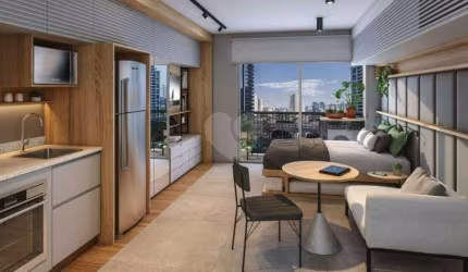 Apartamento á venda no Itaim Bibi  com  1 quartos  1 banheiros