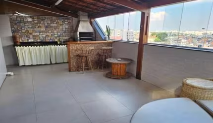 COBERTURA DUPLEX  - 4 DORMITÓRIOS , 1 SUITE , SALA , 2 BANHEIROS E 1 VAGA DE GARAGEM - SÃO JOÃO CLÍMACO  - SP.