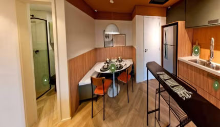 Apartamento no Condomínio Vinx Vila Tolstói no Bairro Vila Tolsto com 52m² 2 dormitórios 2 banheiros 1 vaga