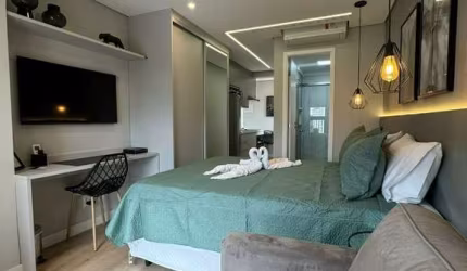 Studio no Condomínio Nik Perdizes na Barra Funda com 26m² 1  dormitório 1 banheiro