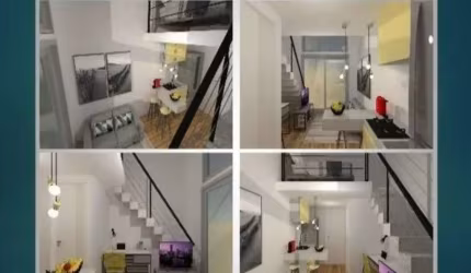 Loft a venda 35m² sendo 01 dormitório e 01 banheiro na Santa Catarina