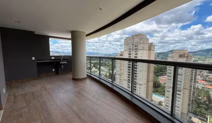 Apartamento em Alphaville de 180m² com 4 dormitórios sendo 2 suítes, 3 vagas