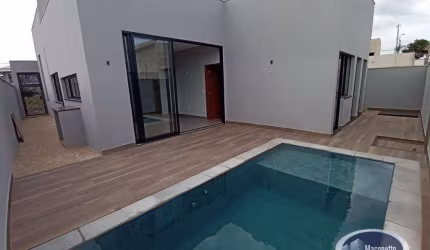 Linda casa térrea, alto padrão, 3 suítes, 4 vagas de garagem à venda, Villa Di San Paolo - Bonfim Paulista - Ribeirão Preto/SP