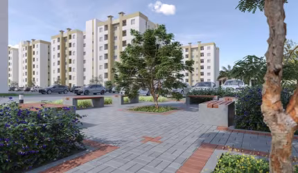 Apartamento com 2 quartos à venda na Dona Francisca, 12538, --, Pirabeiraba, Joinville, 47 m2 por R$ 298.837