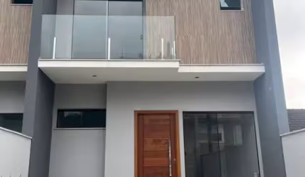Sobrado Geminado para Venda em Joinville, Saguaçú, 3 dormitórios, 1 suíte, 3 banheiros, 2 vagas