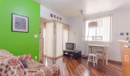Apartamento à Venda - Santa Cecília, 1 Quarto,  40 m2