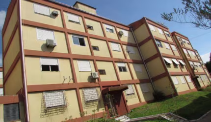 Apartamento no Bairro CAMAQUA com 48 m2, 2 dormitórios, Área de serviço, Armário cozinha, Banheiro social, Cozinha, Sala de estar, Tanque