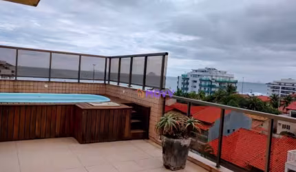 Cobertura com 3 quartos à venda, 219 m² por R$ 2.200.000 - Praia de Piratininga - Niterói/RJ