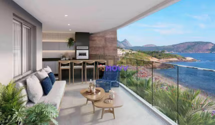 Apartamento com 3 dormitórios à venda, 135 m² por R$ 1.950.000,00 - Piratininga - Niterói/RJ