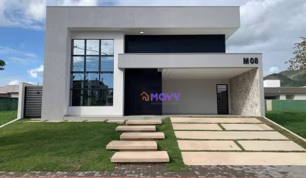 Excelente casa linear no Condomínio Alphaville 1 Lote 08 Quadra M Inoã/Maricá •185.11 mts de área construída •Cisterna de alvenaria 9.000lts •piscina