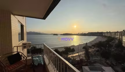 Apartamento com 2 quartos frente mar para venda em Icaraí
