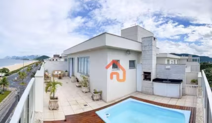 Cobertura com 3 dormitórios à venda, 290 m² por R$ 3.300.000,00 - Piratininga - Niterói/RJ