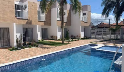 SOBRADO 2 QUARTOS 2 SUÍTES  PISCINA COLETIVA E PRIVATIVA 300 M MAR ITANHAÉM