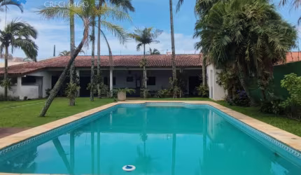 CASA 3 QUARTOS 2 SUÍTES T= 600M² PISCINA  JARDIM  200M MAR ITANHAÉM SP