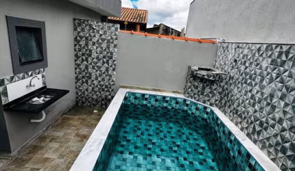 CASA 2 QUARTOS SUÍTE PISCINA E CHURRASQUEIRA LADO PRAIA ITANHAÉM SP