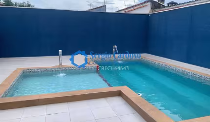 CASA NOVA 400M DO MAR! 3 SUITES COM PISCINA ITANHAÉM SP