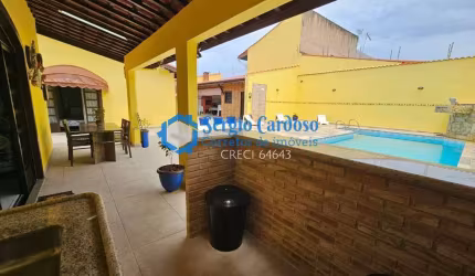 CASA JD SUARAO 150M DO MAR! 2 CASAS + EDÍCULA TERRENO 600M² - ITANHAEM/SP