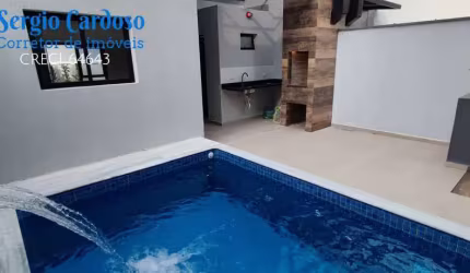 SOBRADO EM CONDOMÍNIO FECHADO PISCINA PRIVATIVA Á 180M MAR ITANHAÉM SP