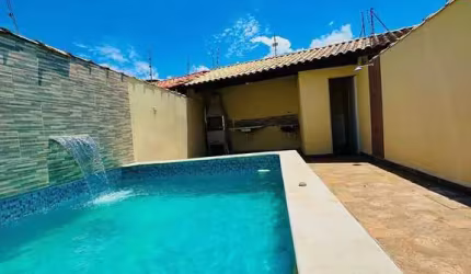CASA 2 QUARTOS PISCINA E CHURRASQUEIRA LADO PRAIA ITANHAÉM SP
