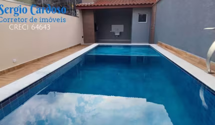 CASA NOVA 3 QUARTOS PISCINA LADO PRAIA ITANHAÉM SP