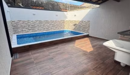 OPORTUNIDADE INCRIVEL! CASAS NOVAS COM PISCINA E AREA GOURMET! LADO PRAIA