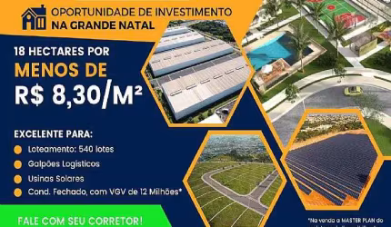 Terreno à Venda - Traíras - Macaíba/RN