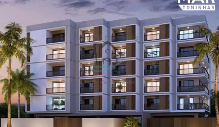Apartamento para Venda em Ubatuba, Praia das Toninhas, 1 dormitório, 1 suíte, 1 banheiro, 1 vaga