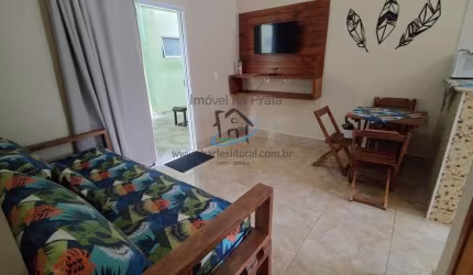 Apartamento para Venda em Ubatuba, Praia da Maranduba, 1 dormitório, 1 banheiro, 1 vaga