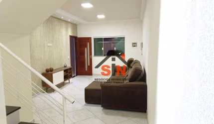 Sobrado com 3 dormitórios à venda, 122 m² por R$ 692.000,00 - Cesar de Souza - Mogi das Cruzes/SP