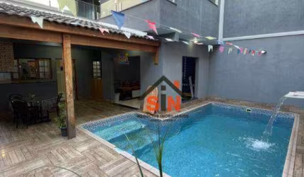 Sobrado com 3 dormitórios sendo 1 suíte master com closet, à venda, 300 m² por R$ 1.000.000 - Perobal - Arujá/SP
