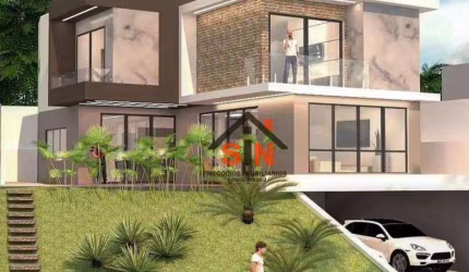 Sobrado com 3 dormitórios à venda, 295 m² por R$ 2.850.000,00 - Condomínio Real Park - Arujá/SP