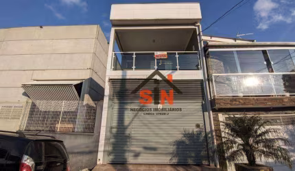 Salão Comercial e Casa com 3 dormitórios para alugar, 197 m² por R$ 3.000/mês - Vila Nova Bonsucesso - Guarulhos/SP