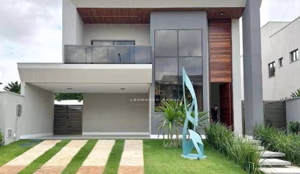 Duplex novo com 4 suítes e lazer completa no Condomínio Jardins Ibiza.
