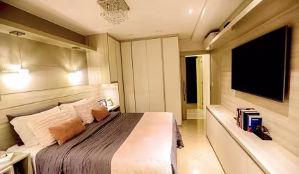 Apto 3 dorms, varanda gourmet, 2 vagas de garagem, 152 m² - Jardim Aquarius