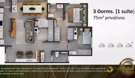 Apartamento com 2 dormitórios à venda, 75 m² por R$ 520.000,00 - Condomínio Icaraí Parque Clube - Salto/SP