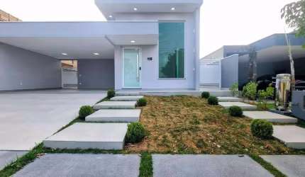 Casa moderna, com 3 suites, área gourmet e piscina, para locação ou venda no Condomínio UNA em Itu/SP
