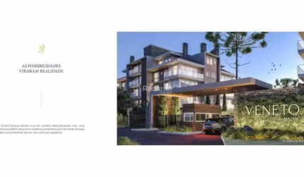 APARTAMENTO 2 SUÍTES NO VENETO EM GRAMADO, Carniel, Gramado - RS