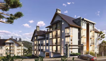 APARTAMENTOS DE 1 OU 2 DORMITORIOS NO CENTRO , Centro , Gramado - RS