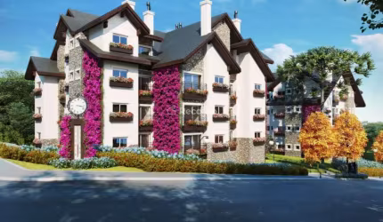 APARTAMENTOS DE 02 DORMITÓRIOS EM GRAMADO, Vila Suiça, Gramado - RS
