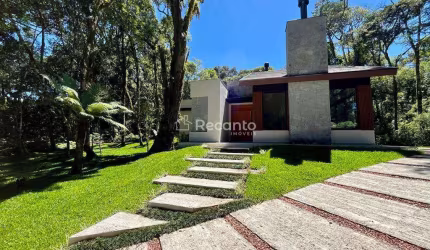 CASA COM 04 SUÍTES EM CONDOMINIO FECHADO , O Bosque, Gramado - RS